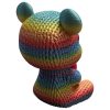 Knitted Love Bear Figurine – Cute Valentine’s Day Heart Bear — 3D Printed Bears by 3DCentral