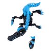 Skeleton Spinosaurus – Articulating Dinosaur Figurine – Prehistoric Collectible – 3D Printed in Canada (Abyssal Glacier) — 3D Printed Collectible by 3DCentral