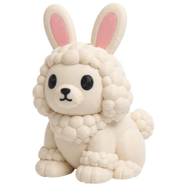 Lapin caniche figurine de collection