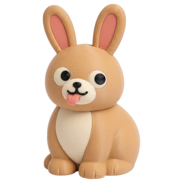 Derpy Bunny Collectible Figurine – Unique Desk Decor for Adults