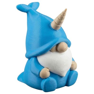 Narwhal Gnome Figurine Ocean Fantasy Decor Cute Nautical Collectible Shelf Desk Accent Gift for Sea Lovers Teens Adults