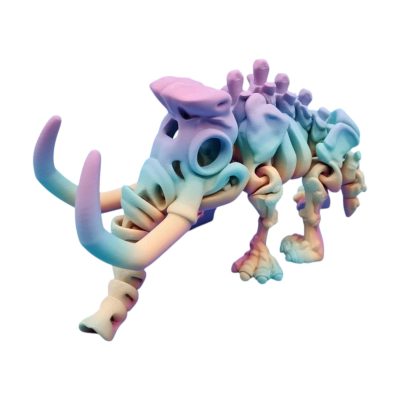 Skeleton Mammoth – Articulating Prehistoric Figurine – Eco-Friendly PLA – Stress Relief Toy & Collectible for Teens & Adults – 3D Printed in Canada — 3D Printed Collectible by 3DCentral