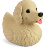 Golden Retriever Duck Figurine – Car Dashboard Duck Accessory, Funny Dog Car Décor, Ducks for Hiding, Car Dashboard Duck, 4x4 Ducking, Rubber Duck – 3D Printed in Canada — 3D Printed Collectible by 3DCentral