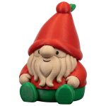 Spaghetti Gnome Figurine – Whimsical Red-Hat Gnome Sculpture for Shelf, Desk or Garden Display – Fantasy Decor Collectible for Adults & Teens
