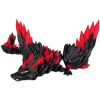 Articulated CrystalWing Dragon Figurine – Ruby Inferno – Desk Collectible for Teens & Adults – Decorative Display & Collectible – 3D Printed in Canada — 3D Printed Collectible by 3DCentral