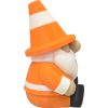 Construction Cone Gnome – Road Crew Gift — 3D Printed Gnomes by 3DCentral