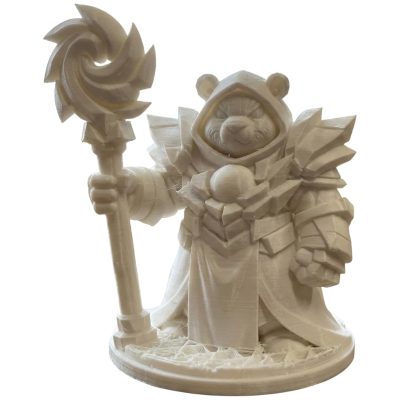 Panda Air Wizard – 36mm Fantasy Miniature — 3D Printed Articulated Miniatures by 3DCentral
