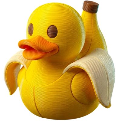 Banana Duck Collectible Figurine - Unique Desk Decor for Collectors - Conversation Starter Gift