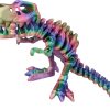 Articulated T-Rex Prismatic Rainbow — 3D Printed Articulated Figurines by 3DCentral