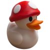 Mushroom Duck Figurine – Woodland Collectible — 3D Printed Ducks by 3DCentral