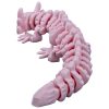FlexoLotl Articulated Axolotl Collectible Figurine – Cute Pink Amphibian Toy for Teens and Adults – 3D Printed in Canada — 3D Printed Collectible by 3DCentral