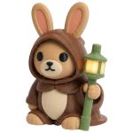 Hermit Bunny Collectible Figurine - Unique Desk Decor for Adults