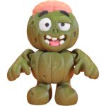 Zombie Pumpkin Figurine with Brain Detail & Joints by Flexi Factory