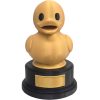 Gold Duck Trophy – Funny Award Statue — 3D Printed Ducks by 3DCentral