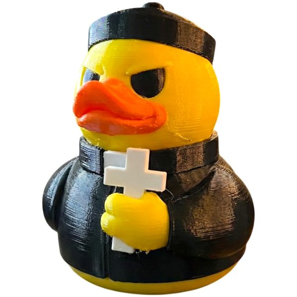 Exorcist Duck Gothic Priest Figurine