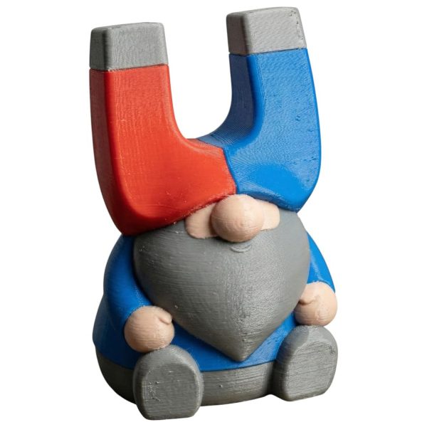 Magnet Gnome Science Figurine