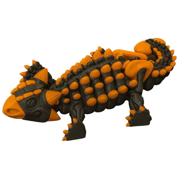Skeleton Ankylosaurus Figurine Flexi
