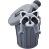 Articulated Trash Panda Raccoon Figurine with Trash Can – 3D Printed in Canada — 3D Printed Collectible by 3DCentral