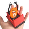 Bitcoin Roller Coaster Figurine — 3D Printed Figurines by 3DCentral