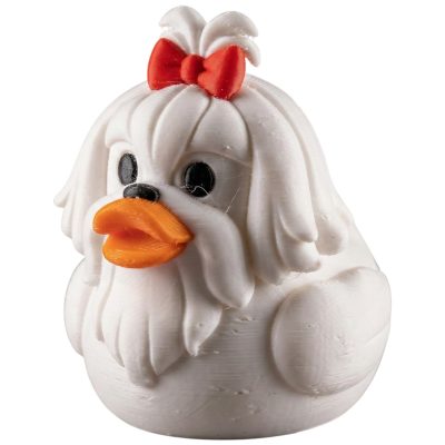 Shih Tzu Duck Hybrid Figurine — 3D Printed Dog Breed Ducks by 3DCentral
