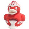 Red Velvet Cupcake Duck Figurine with Frosting Detail — 3D Printed Ducks by 3DCentral