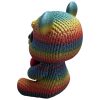 Knitted Love Bear Figurine – Cute Valentine’s Day Heart Bear — 3D Printed Bears by 3DCentral