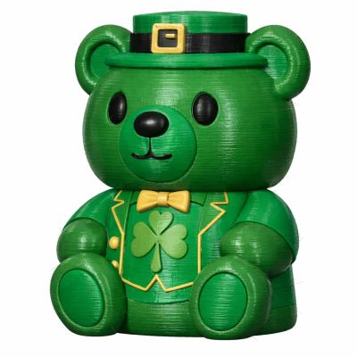 Leprechaun Teddy Bear St. Patrick’s — 3D Printed Bears by 3DCentral