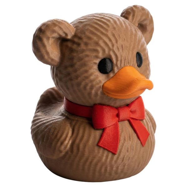 Teddy Bear Duck Hybrid with Bow – Cute Gift