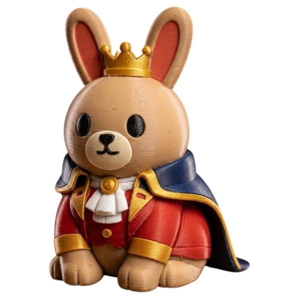 Duke Bunny Collectible Figurine – Unique Desk Decor for Adults