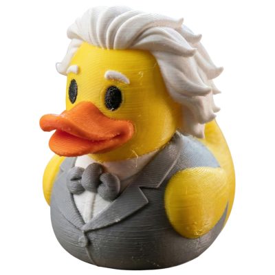 Albert Einstein Duck Collectible — 3D Printed Ducks by 3DCentral