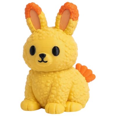 Tempura Bunny Collectible Figurine - Unique Desk Decor for Adults