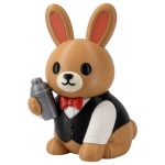 Bartender Bunny Collectible Figurine - Unique Desk Decor for Adults