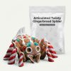 Articulated Gingerbread Spider — 3D Printed Articulated Figurines by 3DCentral