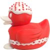 Red Velvet Cupcake Duck Figurine with Frosting Detail — 3D Printed Ducks by 3DCentral