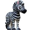 Cute Zebra Figurine with Striped Design & Poseable Joints — 3D Printed Articulated Figurines by 3DCentral