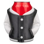Varsity Jacket Can Holder Sleeve – Funny Soda or Beer Can Cooler for Gamers, Parties & Gifts – Unique Novelty Drink Accessory – 3D Printed in Canada