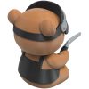 Welder Teddy Bear Helmet – Trade Gift — 3D Printed Bears by 3DCentral