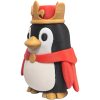 Royal Penguin Figurine with Crown and Cape — 3D Printed Penguins by 3DCentral