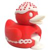 Red Velvet Cupcake Duck Figurine with Frosting Detail — 3D Printed Ducks by 3DCentral