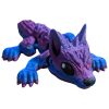 Tiny Wolf Pup Figurine — 3D Printed Articulated Figurines by 3DCentral