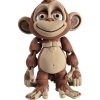 Articulated Monkey – Interactive Desk Buddy — 3D Printed Articulated Figurines by 3DCentral