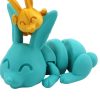 Articulated Bunny Figurines (Set of 2) — 3D Printed Articulated Figurines by 3DCentral