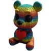 Knitted Love Bear Figurine – Cute Valentine’s Day Heart Bear — 3D Printed Bears by 3DCentral