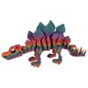 Skeleton Stegosaurus Figurine — 3D Printed Articulated Figurines by 3DCentral