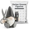 Barber Gnome with Scissors – Salon Gift Decor — 3D Printed Gnomes by 3DCentral