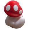 Mushroom Duck Figurine – Woodland Collectible — 3D Printed Ducks by 3DCentral