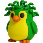 Medusa Penguin Figurine with Snake Hair