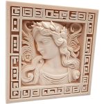 Marble Carved Goddess Fresco – Ornate 3D Printed Wall Panel