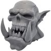 Ogre Skull Figurine with Oversized Tusks – Fantasy Goblin Decor for Desk or Shelf Display – Gothic Monster Skull Ornament – 3D Printed in Canada — 3D Printed Collectible by 3DCentral