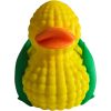 Corn Duck Figurine - Funny Rubber Duck Collectible - Farmhouse Kitchen Decor - Unique Fall & Thanksgiving Decoration - 4x4 Duck & Cruise Ship Hiding Duck - Cute Corn Cob Design – 3D Printed in Canada — 3D Printed Collectible by 3DCentral